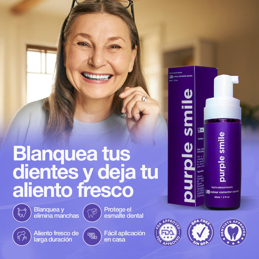 1+1 GRATIS🎁 SOLO HOY PurpleSmile™ | Di adiós a años de manchas y mal aliento